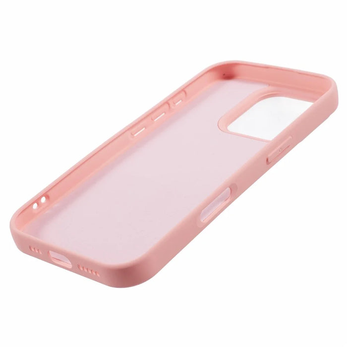 For iPhone 16 Pro Max Case Arc Edge 2.0mm TPU Protective Phone Cover - Pink - 5
