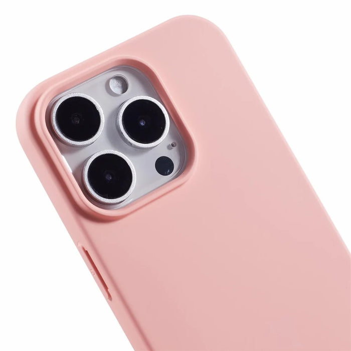 For iPhone 16 Pro Max Case Arc Edge 2.0mm TPU Protective Phone Cover - Pink - 6