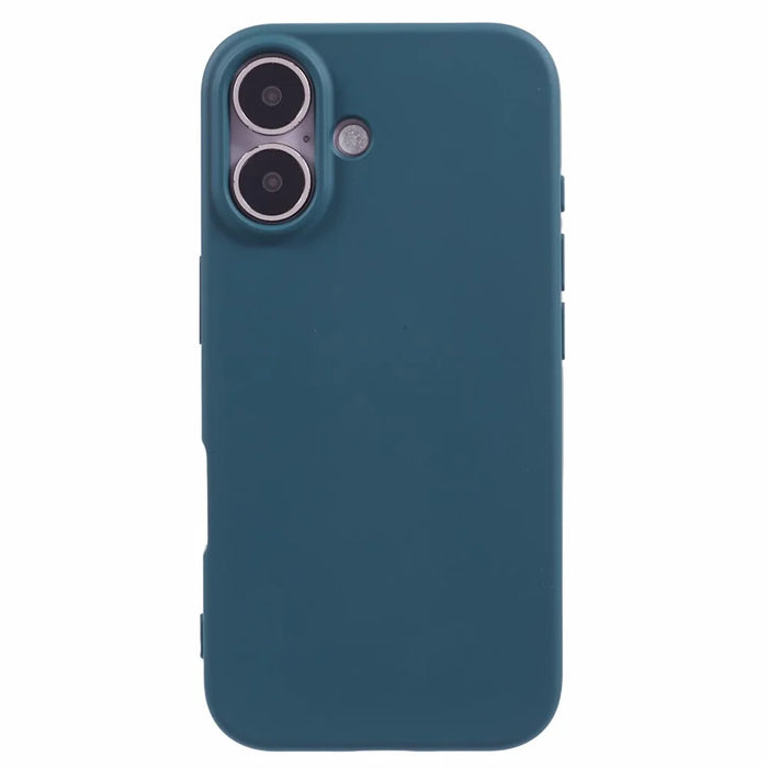 For iPhone 16 Plus Case Arc Edge 2.0mm TPU Protective Phone Cover - Midnight Green - 3