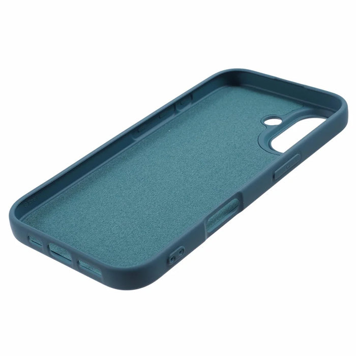 For iPhone 16 Plus Case Arc Edge 2.0mm TPU Protective Phone Cover - Midnight Green - 5