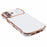 For iPhone 16 Plus Case Love Hearts TPU Phone Cover Curly Wave Frame Large Window - Ivory White - 4