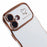 For iPhone 16 Plus Case Love Hearts TPU Phone Cover Curly Wave Frame Large Window - Ivory White - 6