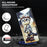 For Samsung Galaxy A16 5G / A16 4G Case Stand Pattern Printing Leather Phone Cover - Standing Cat - 4
