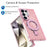 For Samsung Galaxy S24 Ultra Case Glitter Design TPU+PC Kickstand Phone Protector - Pink - 3