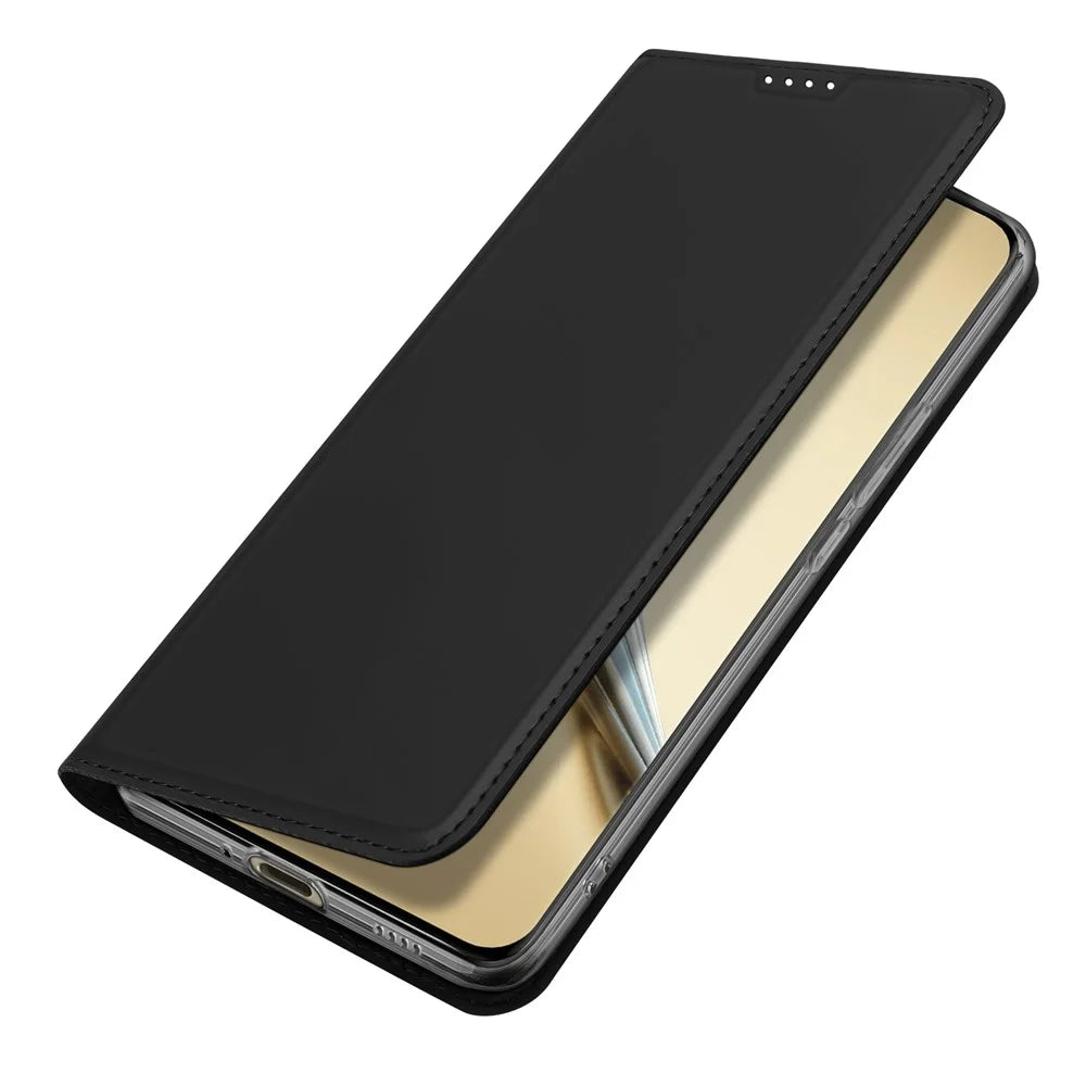 DUX DUCIS Skin Pro Series For Realme 13 Pro 5G (Global) / 13 Pro+ 5G (Global) Case Leather Cover Card Holder - Black - 5