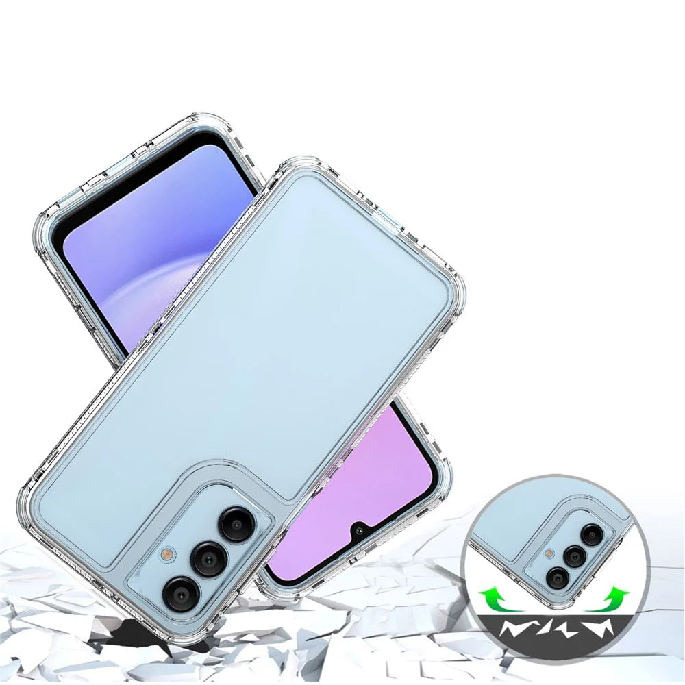 For Samsung Galaxy A16 5G / A16 4G Case Anti-Scratch Acrylic+TPU Clear Phone Cover - 3