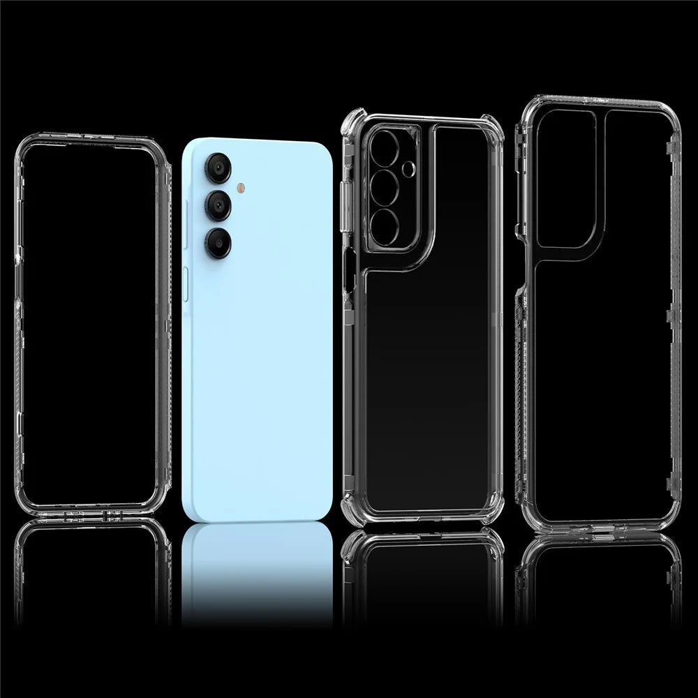For Samsung Galaxy A16 5G / A16 4G Case Anti-Scratch Acrylic+TPU Clear Phone Cover - 5