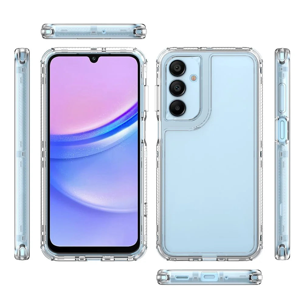 For Samsung Galaxy A16 5G / A16 4G Case Anti-Scratch Acrylic+TPU Clear Phone Cover - 7