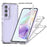 For Samsung Galaxy S24 FE Case Anti-Scratch Acrylic+TPU Clear Phone Cover - 1