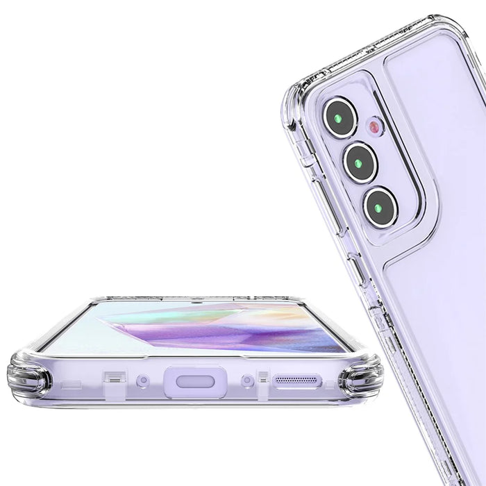 For Samsung Galaxy S24 FE Case Anti-Scratch Acrylic+TPU Clear Phone Cover - 6