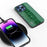 ABEEL For iPhone 16 Pro Max Case Crocodile Texture Genuine Cow Leather+TPU+PC Phone Cover - Green - 5