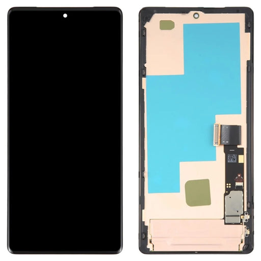 For Google Pixel 7 Pro 5G GP4BC GE2AE Grade C OLED Screen and Digitizer Assembly + Frame Replacement Part (Without Logo) - 1