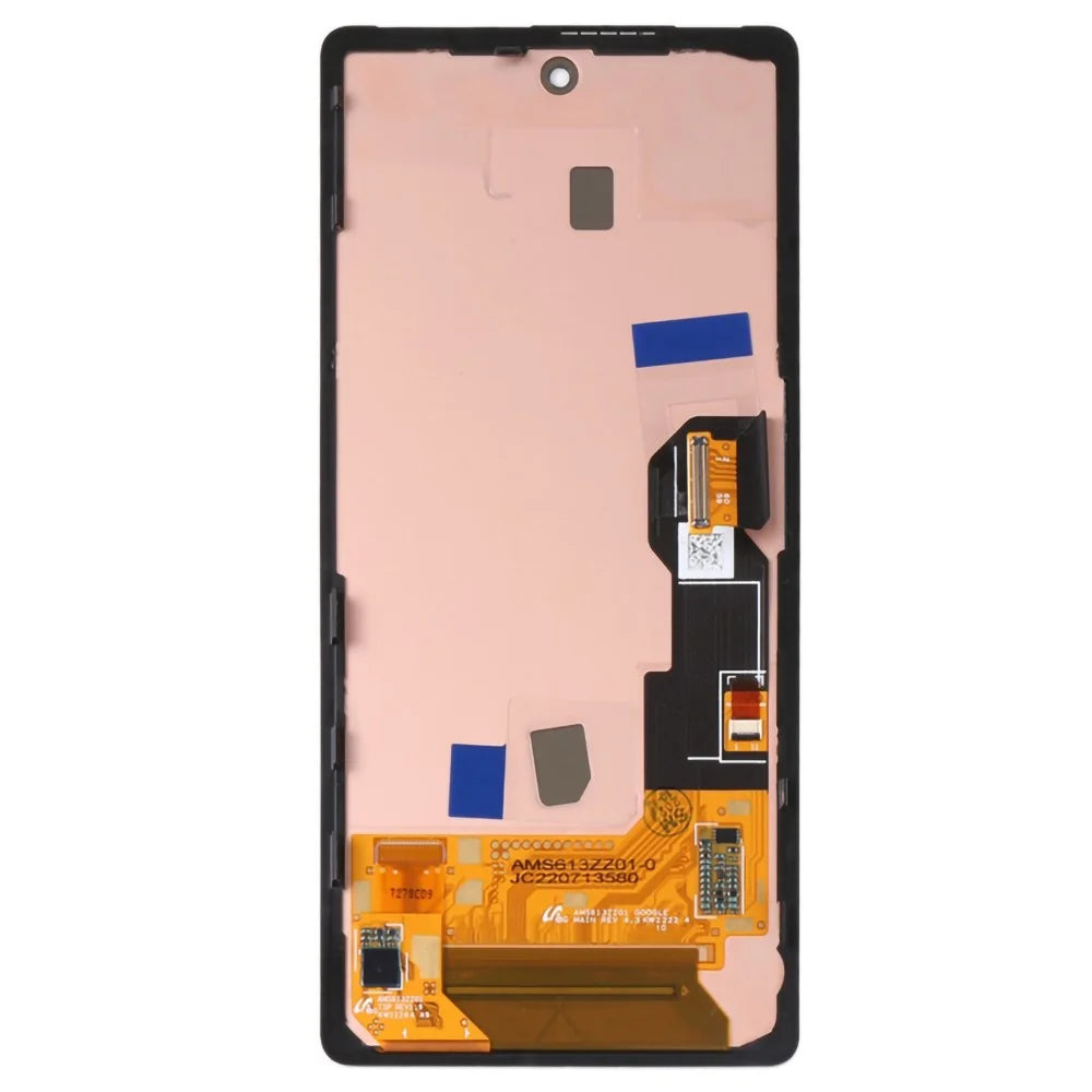 For Google Pixel 6a GX7AS GB62Z G1AZG Grade C OLED Screen and Digitizer Assembly + Frame Replacement Part (Without Logo) - 2