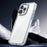 For iPhone 16 Pro Clear Case Shockproof TPU+PC Hybrid Phone Cover - Transparent - 5