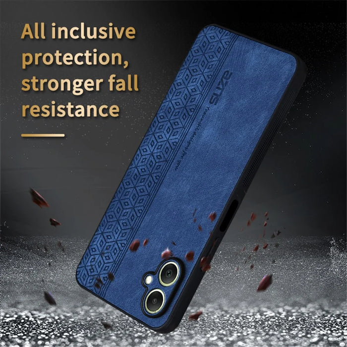 AZNS For Samsung Galaxy A06 4G Case Protective PU Leather Covered TPU Phone Shell - Brown - 7