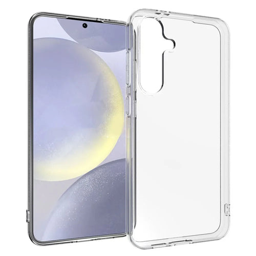 For Samsung Galaxy S24 FE Case Anti-Fingerprint Crystal Clear TPU Phone Cover - 1