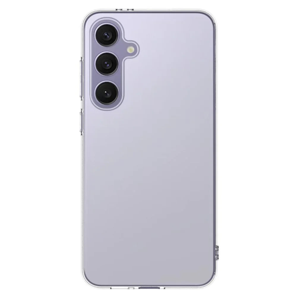 For Samsung Galaxy S24 FE Case Anti-Fingerprint Crystal Clear TPU Phone Cover - 2