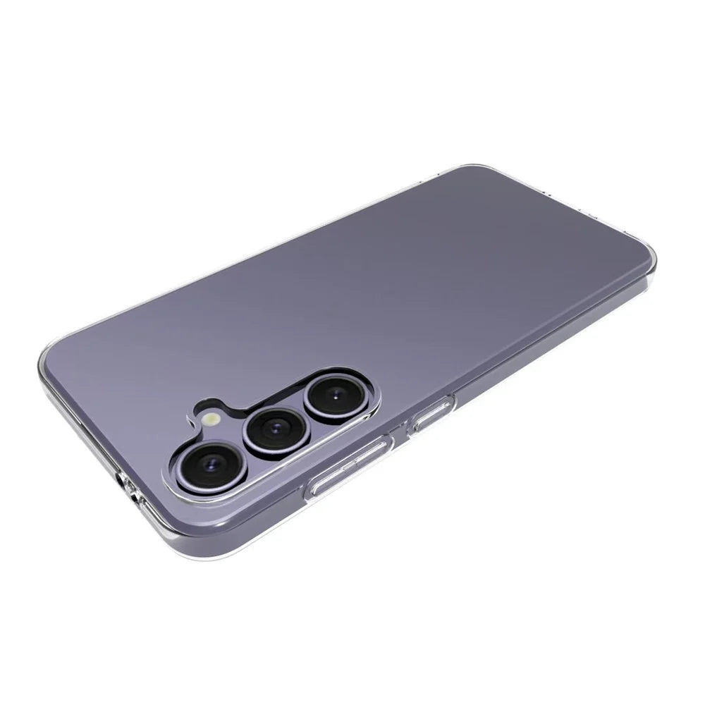 For Samsung Galaxy S24 FE Case Anti-Fingerprint Crystal Clear TPU Phone Cover - 5
