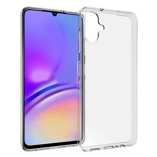 For Samsung Galaxy A06 4G Case Anti-Fingerprint Crystal Clear TPU Phone Cover - 1
