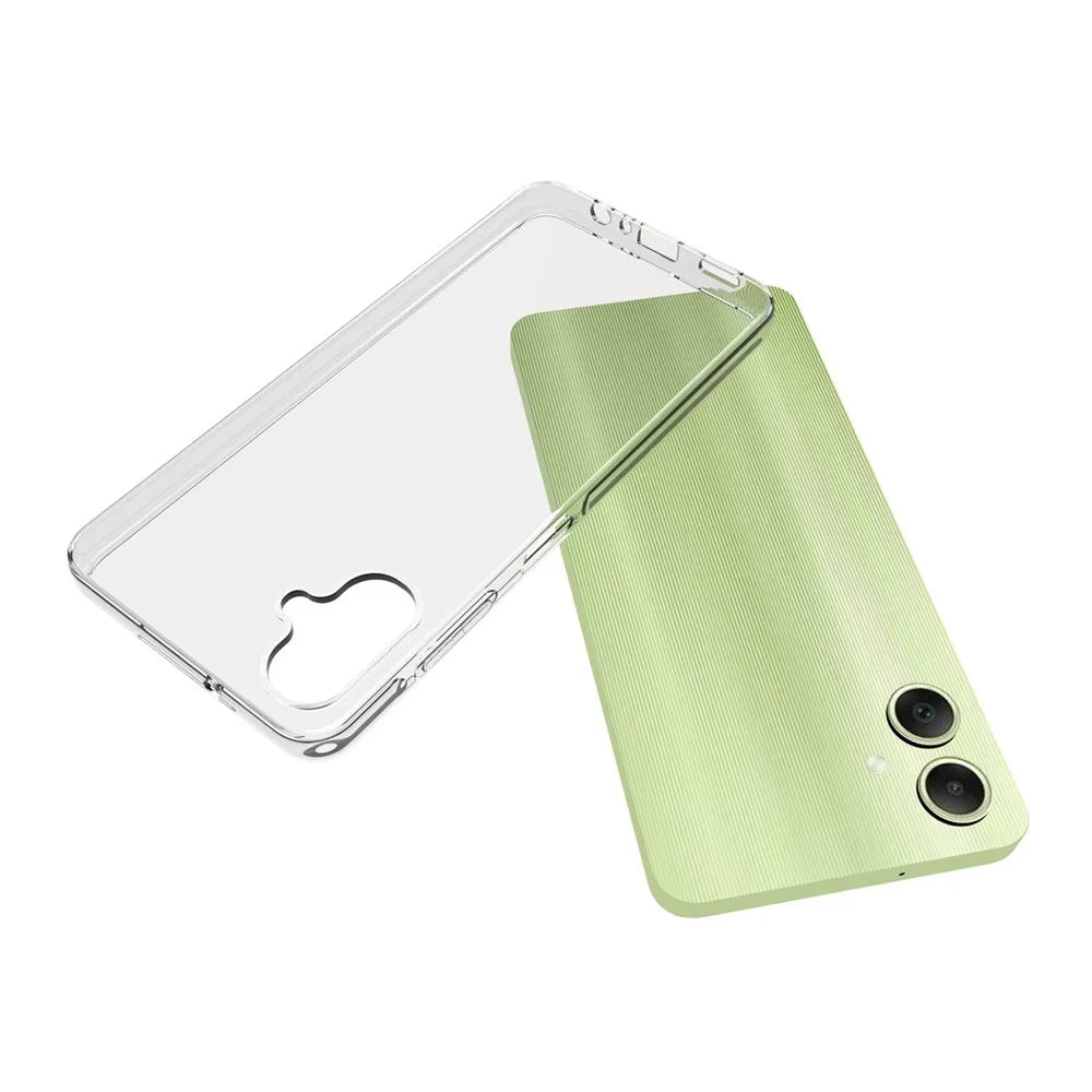 For Samsung Galaxy A06 4G Case Anti-Fingerprint Crystal Clear TPU Phone Cover - 3