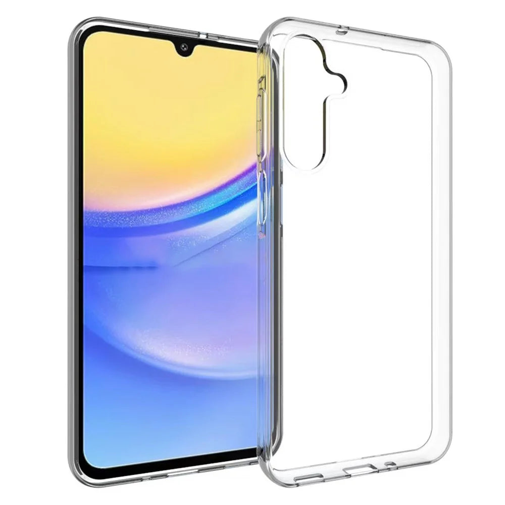 For Samsung Galaxy A16 5G / A16 4G Case Anti-Fingerprint Crystal Clear TPU Phone Cover - 1