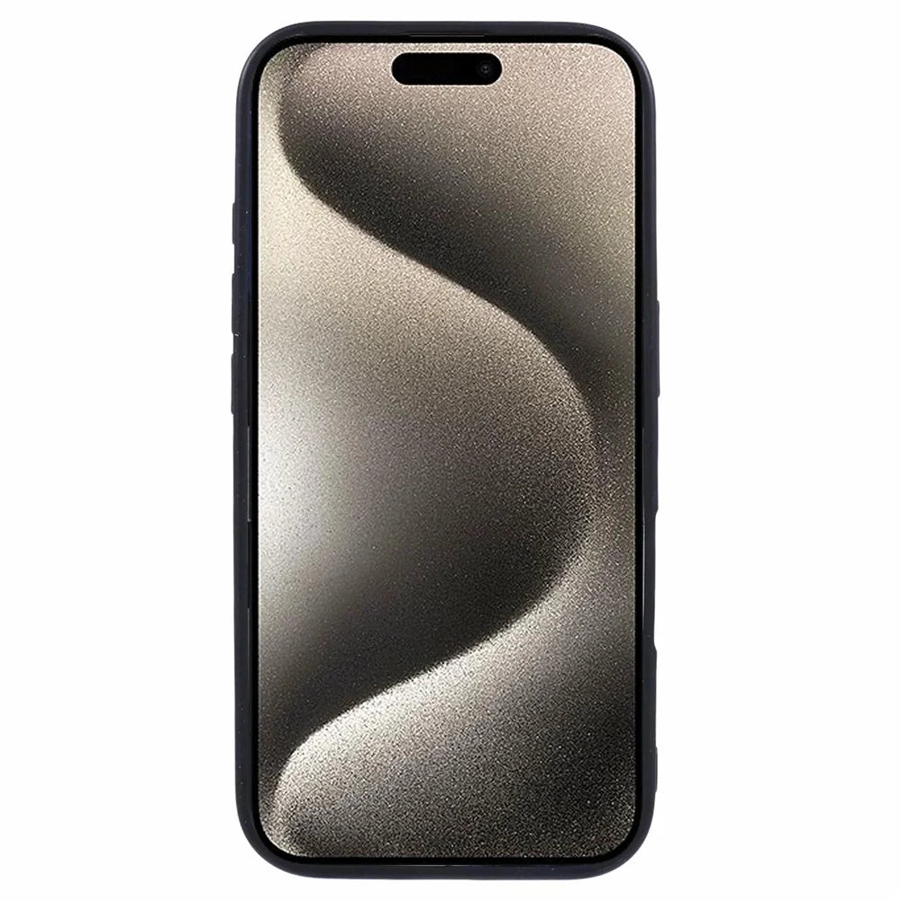 X-LEVEL Bojue-3 Series For iPhone 16 Case Compatible with MagSafe Leather Coated PC+TPU Phone Cover - Brown - 2