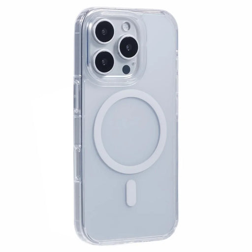 X-LEVEL For iPhone 16 Pro Case Compatible with MagSafe PC+TPU Matte Phone Cover - Transparent - 1