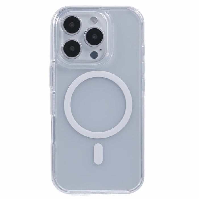 X-LEVEL For iPhone 16 Pro Case Compatible with MagSafe PC+TPU Matte Phone Cover - Transparent - 3