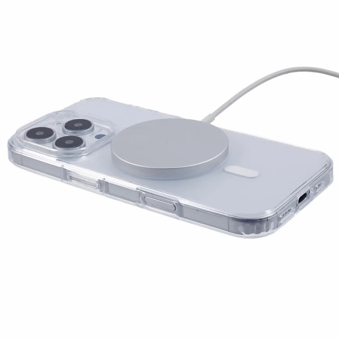 X-LEVEL For iPhone 16 Pro Case Compatible with MagSafe PC+TPU Matte Phone Cover - Transparent - 4