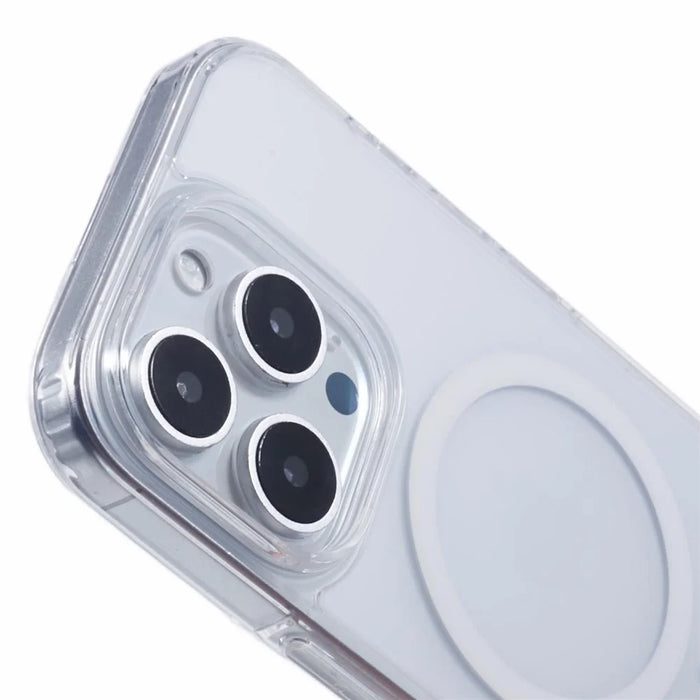 X-LEVEL For iPhone 16 Pro Case Compatible with MagSafe PC+TPU Matte Phone Cover - Transparent - 6