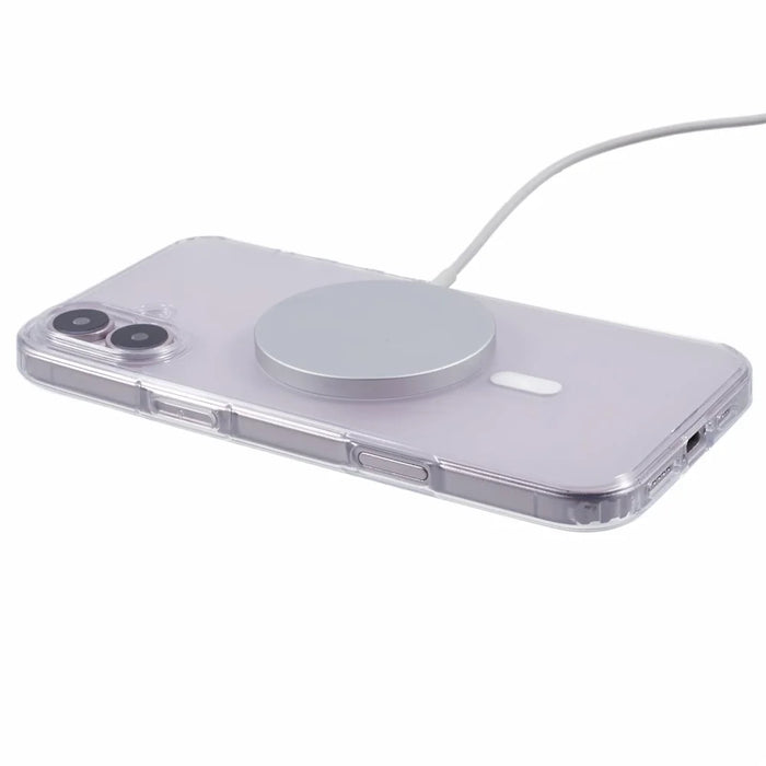 X-LEVEL For iPhone 16 Case Compatible with MagSafe PC+TPU Matte Phone Cover - Transparent - 4