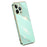 XINLI For iPhone 16 Pro Case TPU Phone Cover with Electroplating Frame - Cyan - 1