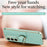 XINLI For Samsung Galaxy S24 FE Case Ring Kickstand Electroplating TPU Phone Cover - Cyan - 3