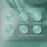 XINLI For Samsung Galaxy S24 FE Case Ring Kickstand Electroplating TPU Phone Cover - Cyan - 4