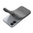 For iPhone 16 Plus Magnetic Case PC Kickstand Ripple Texture TPU Phone Cover - Black - 4