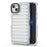 For iPhone 15 Case Stripe Design Anti-Slip Detachable TPU+PC Phone Cover - Transparent - 1