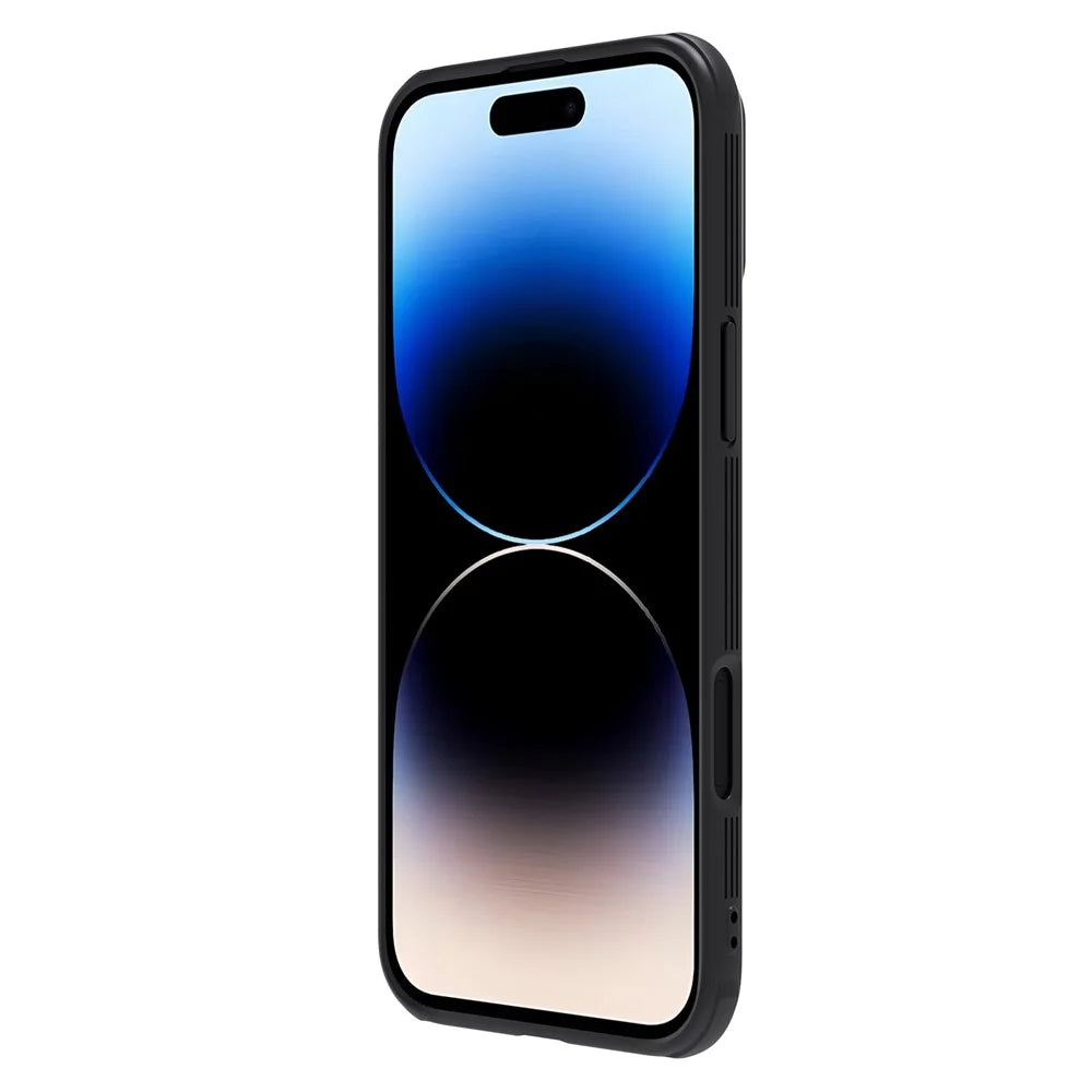NILLKIN Camshield Pro Series for iPhone 16 Pro Max Case PC+TPU Slide Camera Lid Phone Cover - Black - 4