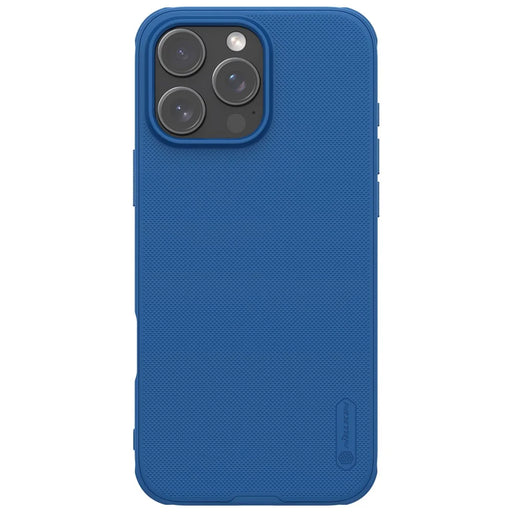 NILLKIN Super Frosted Shield Pro For iPhone 16 Pro Case Matte PC+TPU Phone Cover - Blue - 1