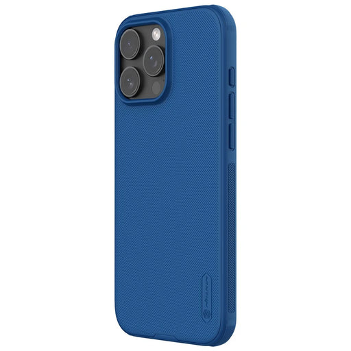 NILLKIN Super Frosted Shield Pro For iPhone 16 Pro Case Matte PC+TPU Phone Cover - Blue - 2