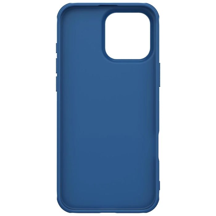 NILLKIN Super Frosted Shield Pro For iPhone 16 Pro Case Matte PC+TPU Phone Cover - Blue - 6