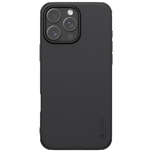 NILLKIN Frosted Shield Pro for iPhone 16 Pro Case Compatible with MagSafe PC+TPU Phone Cover - Black - 1