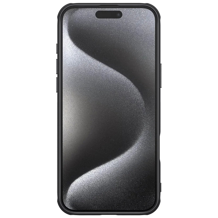 NILLKIN Frosted Shield Pro for iPhone 16 Pro Case Compatible with MagSafe PC+TPU Phone Cover - Black - 4