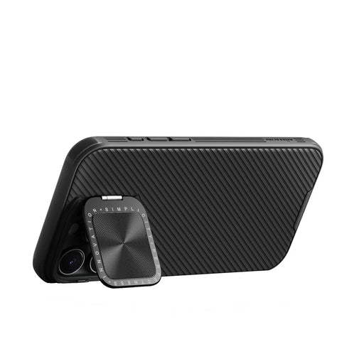 NILLKIN Camshield Prop Magnetic Series for iPhone 16 Pro Max Case Compatible with MagSafe PC+TPU Phone Cover with Camera Cover - Black - Black - 2
