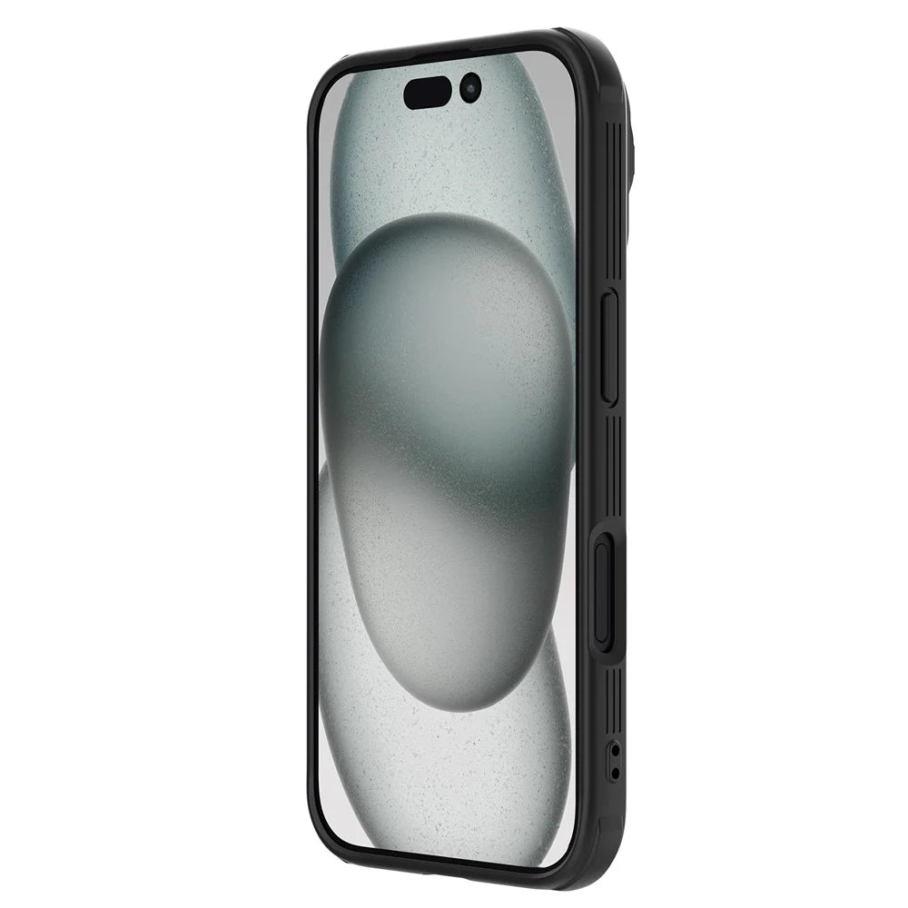 NILLKIN Camshield Prop Series for iPhone 16 Pro Case Slide Camera Protection PC + TPU Phone Cover - Black - 5