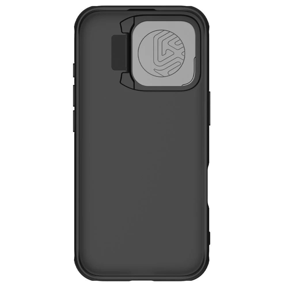NILLKIN Camshield Prop Series for iPhone 16 Pro Case Slide Camera Protection PC + TPU Phone Cover - Black - 6