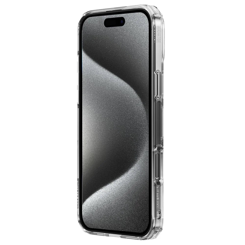 NILLKIN Pro Series for iPhone 16 Pro Case Compatible with MagSafe TPU+PC Ultra Clear Phone Case - Transparent - 4