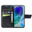 For Samsung Galaxy S24 FE Case PU Leather Wallet Phone Cover Butterfly Pattern - Black - 2