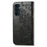 For Samsung Galaxy S24 FE Case PU Leather Wallet Phone Cover Butterfly Pattern - Black - 6