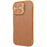 NILLKIN Qin Prop Series for iPhone 16 Leather Case Lens Kickstand Phone Cover - Brown - 5