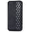 For HMD Pulse Pro PU Leather Case Rhombus Imprint Wallet Stand Phone Cover - Black - 6